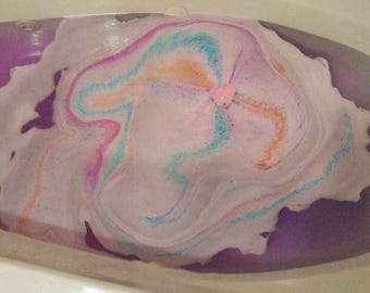 Bubble Butter Bomb Fairy Dust Fizzy Artisan Style Jentle Soaps with Bonus Recipe!