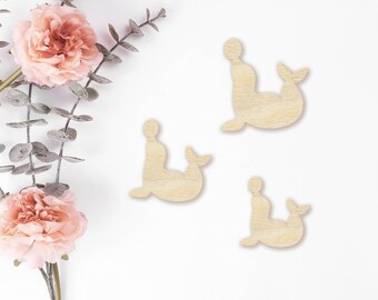 Laser cut Gift Tags Decorations Blank Shapes Choice of 2cm-15cm Wooden Cat Face Craft shapes Embellishments