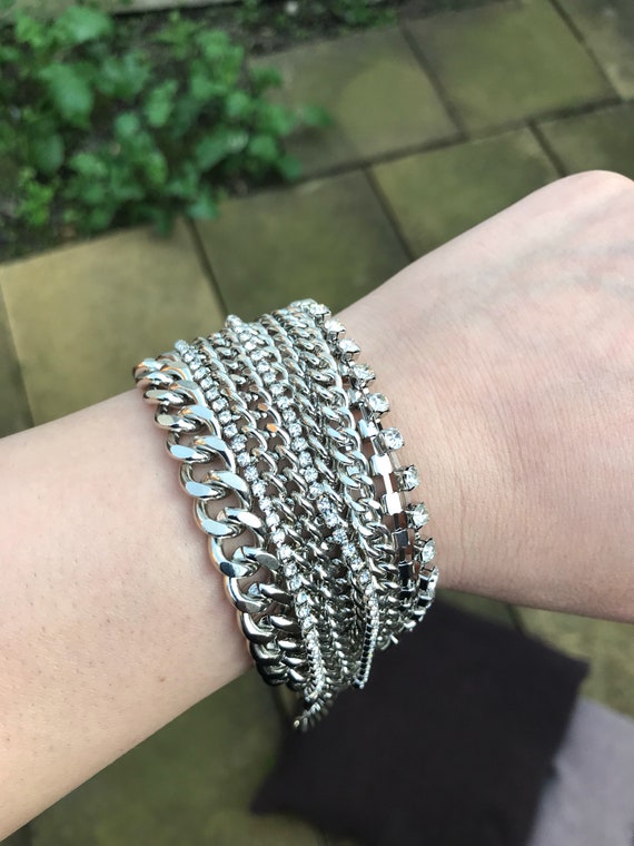 sparkly cuff bracelet