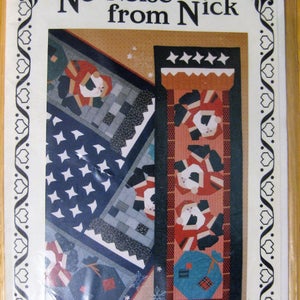 HEARTHSEWN &quot;No Noise from Nick&quot; HSN 129 Christmas Quilt Wall Hanging Double Pattern Packet