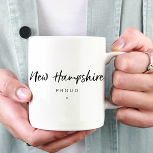 New Hampshire Proud Coffee Mug | State Pride Mug | New Hampshire Mug | New Hampshire State Mug | New Hampshire Coffee Mug