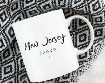 New Jersey Proud Coffee Mug | State Pride Mug | New Jersey Mug | New Jersey State Mug | New Jersey Coffee Mug | New Jersey Cup