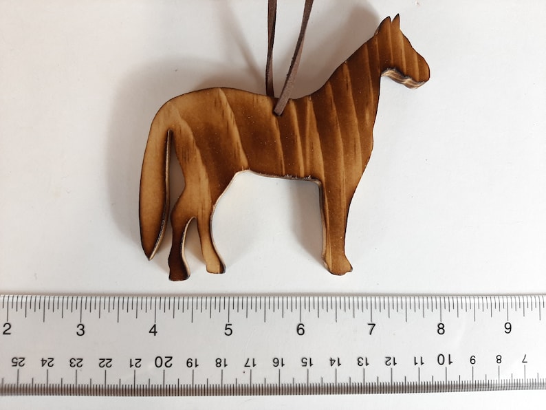 Horse Ornament Wood Horse Christmas Ornament Rustic Horse Etsy