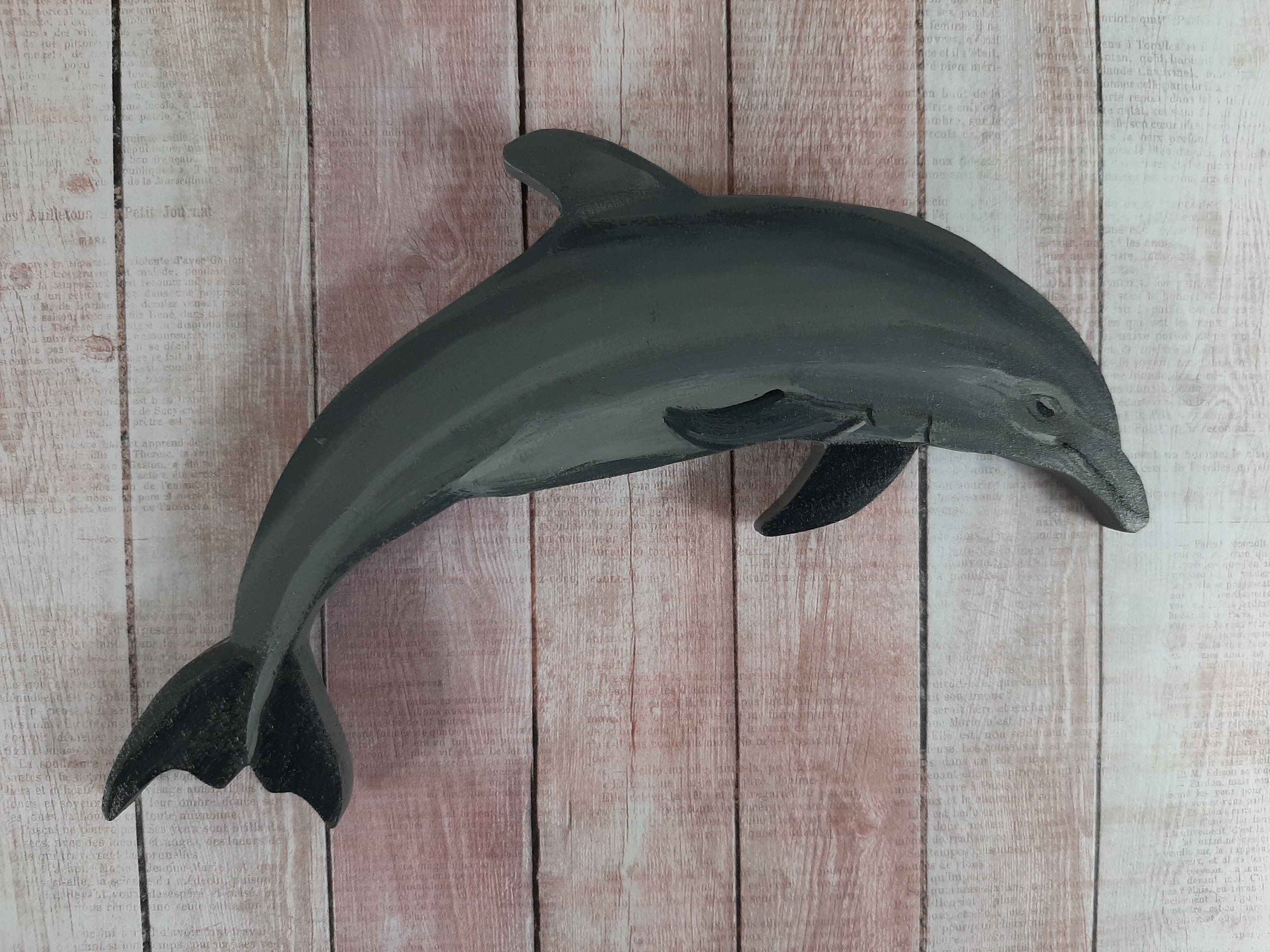 Dolphin Large Dolphin Kitchen Wildlife Etsy
