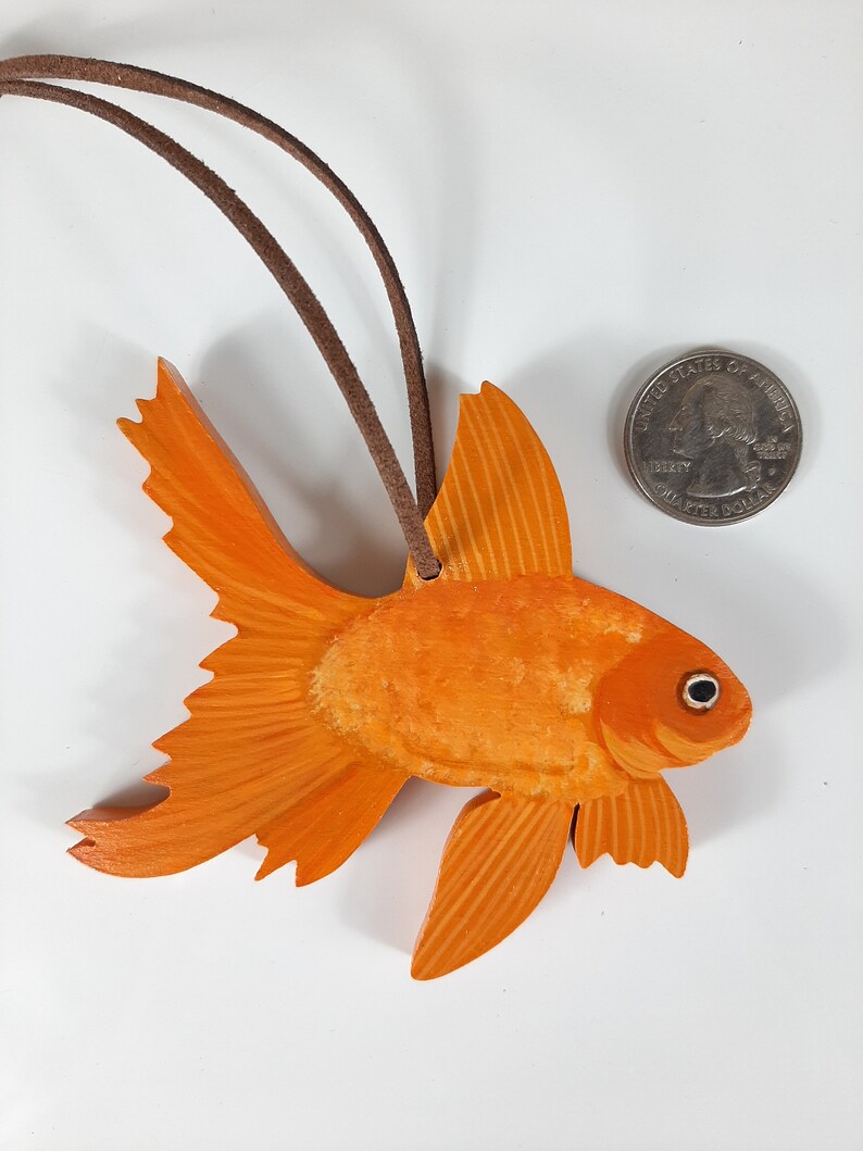Goldfish Ornament Fantail Goldfish Ornament Fantail Goldfish Etsy