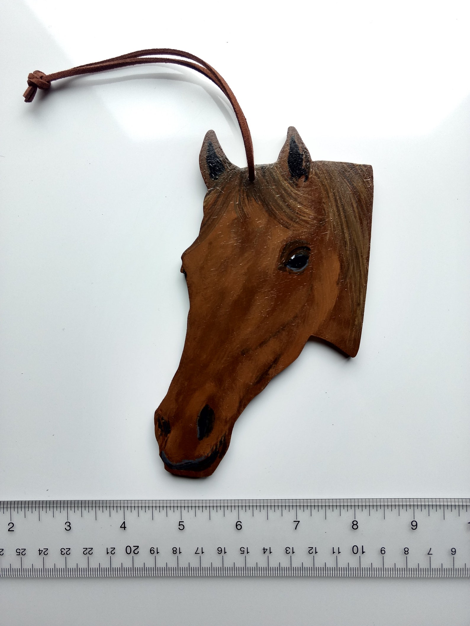 Horse Head Ornament Large Horse Christmas Ornament Horse Etsy