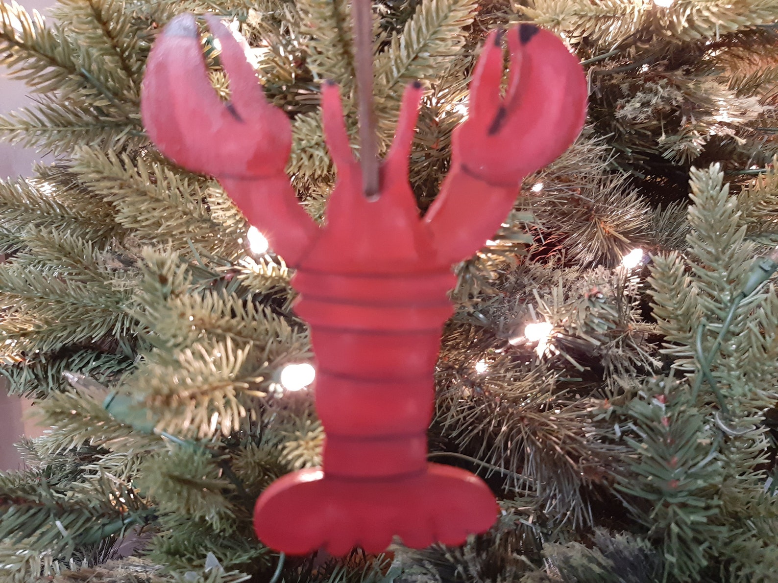 Lobster Christmas Ornament 
