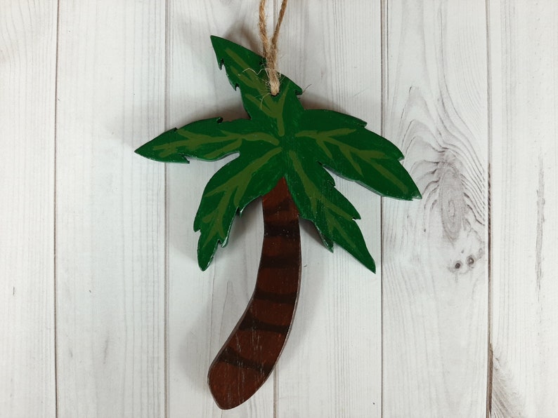SALE Palm Tree Ornament Palm Tree Christmas Ornament Palm Etsy