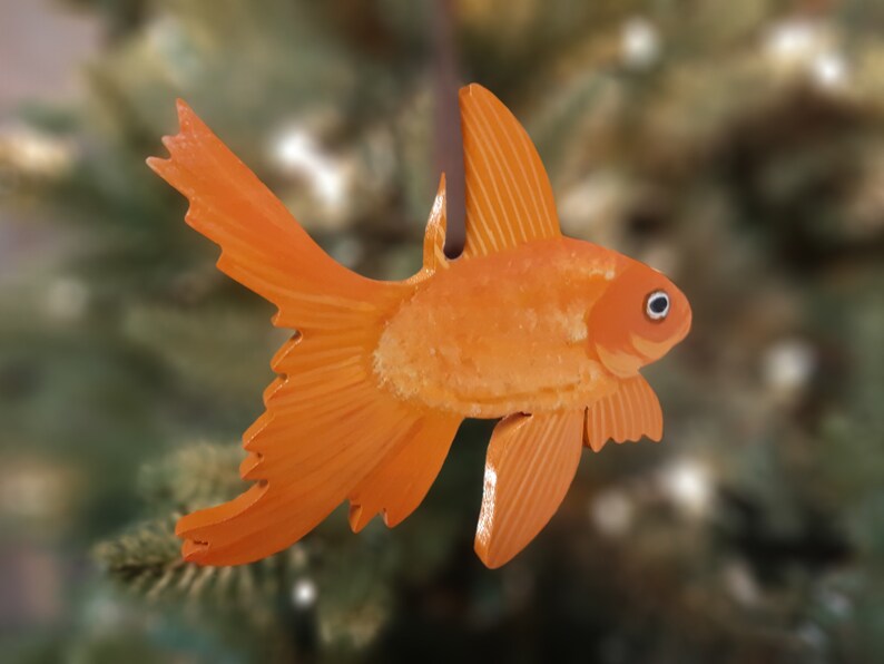 Goldfish Ornament Fantail Goldfish Ornament Fantail Goldfish Etsy