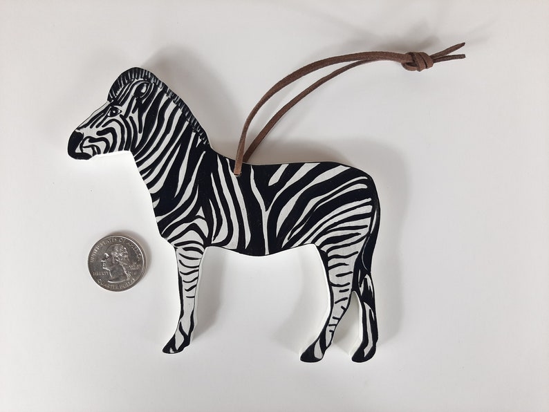 Zebra Christmas Ornaments 