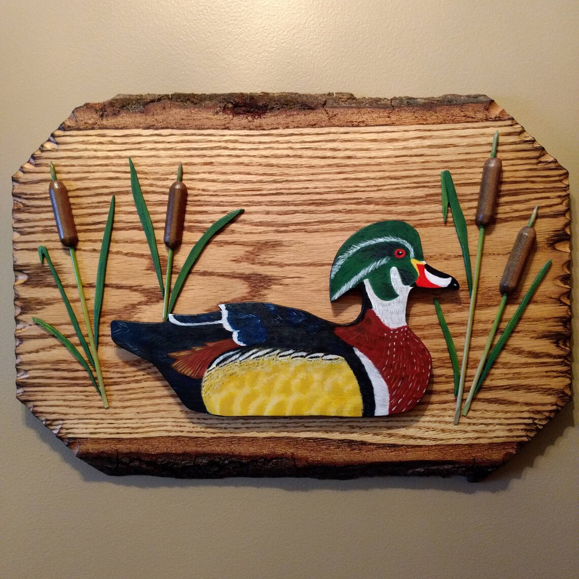 Wood Duck Wall Art 3D Wood Duck Wall Hanging Wood Duck With Etsy