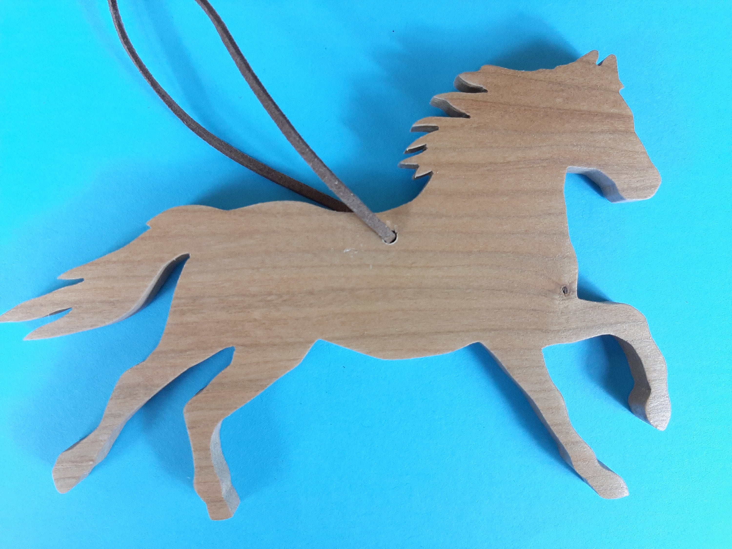 Horse Ornament Large Running Horse Christmas Ornament Wood Etsy