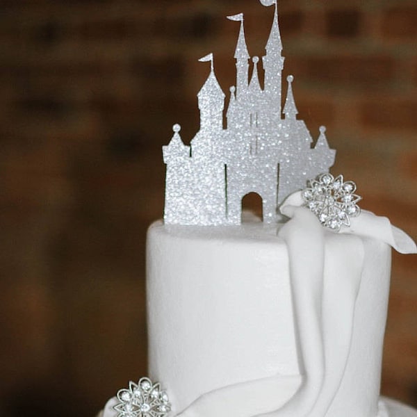 Castle Wedding Cake Topper Etsy