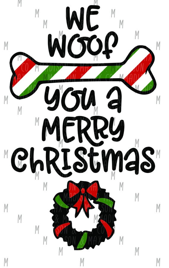 Download Christmas SVG Dog Christmas Christmas Tree Decal Tree | Etsy