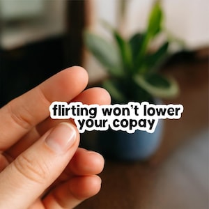 Lower Copay | Doctor Stickers, Funny doctor gifts, DR stickers, med school Student Stickers, doctor gift, Funny doctor gift, PHD sticker