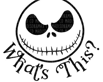 Download Jack skellington svg | Etsy