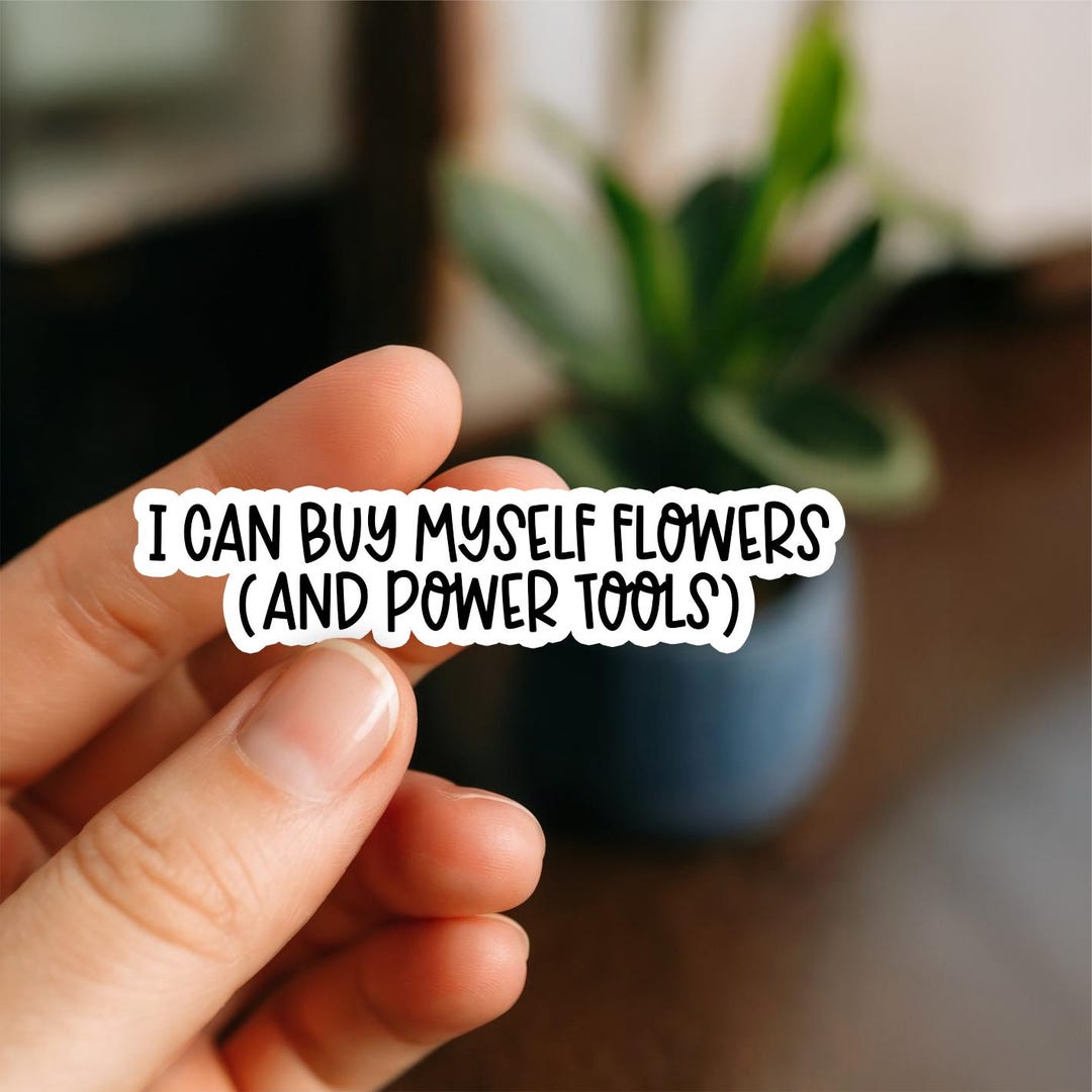 Funny Feminist Power Tools Sticker: Waterproof Vinyl Laptop Decal - Etsy
