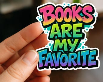 Books Are My Favorite Kindle Sticker, Vinyl Sticker, Funny Stickers, Laptop Stickers, Decals, Kindle stickers, book lover, reading