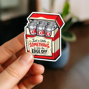 Diet Coke Fridge Cigarettes Sticker