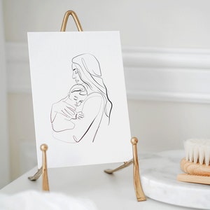 Mutter-Kind Karte Für die beste Mama Alles liebe zum Muttertag