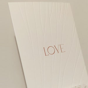 Valentinstag Karte für Frau, glückliche Valentinstag Karte für sie, Frau ersten Valentinstag Karte Love Grußkarte, Letterpress DIN A6