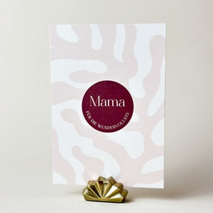Muttertagskarte Mama Karte | Mama, danke für alles | Karte zum Muttertag | Muttertagsgrüße | Geschenkidee Mama | Karte für Mama