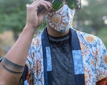 Boho Sun Mask: Reusable Fashion Face Mask