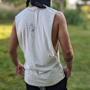 Reflective Graphic Cut off Shirt - Etsy