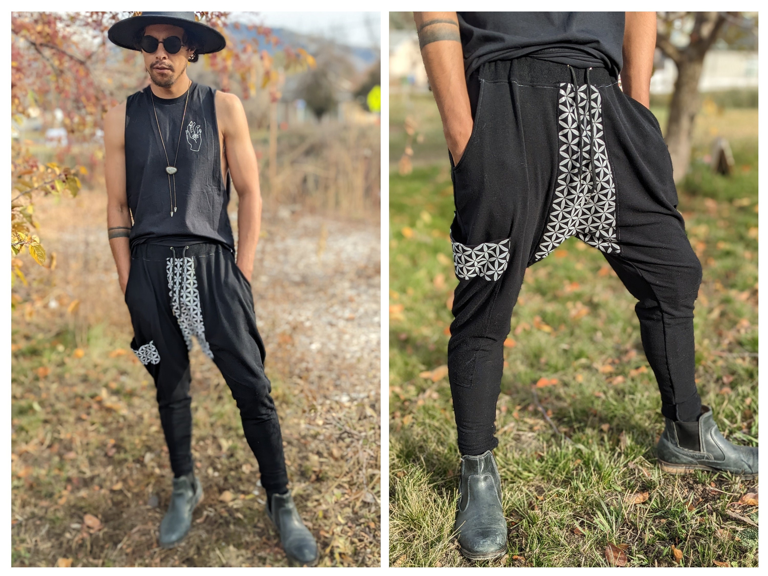 Reflective Pants Rave - Etsy Reflective Pants Rave - Etsy