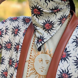 Mystic Sun Bandana: Trippy Psychedelic Face Mask