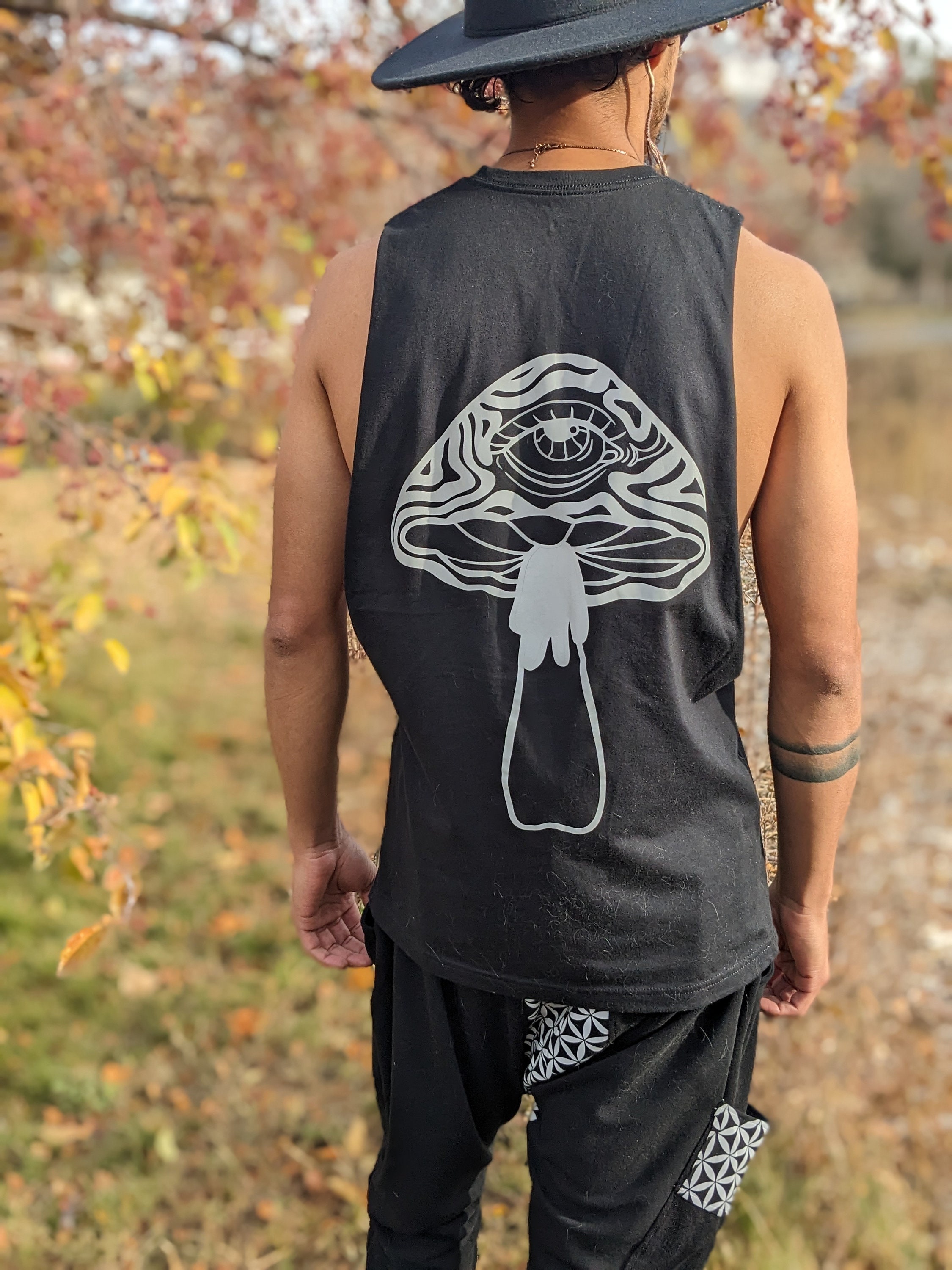 Reflective mushroom 2025 joggers