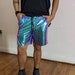 Geometric Holographic Men's Shorts
