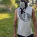 Reflective Graphic Cut off Shirt - Etsy