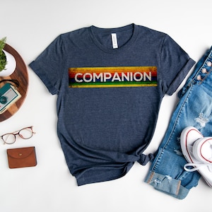 The Doctor&#39;s Companion Short-Sleeve Unisex T-Shirt, Distressed | 13th Doctor, Jodie Whitaker