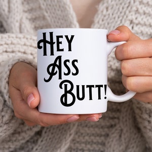 Hey Ass Butt! | Cass, Castiel, Supernatural Tasse