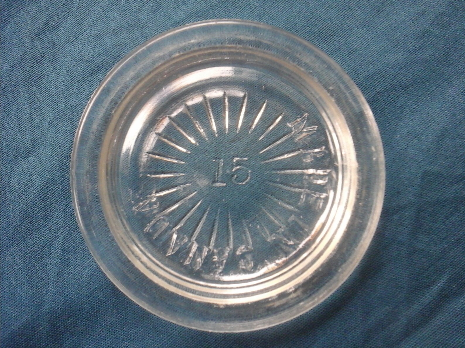 Set of 12 Vintage Glass Canning Jar Lids Dominion Glass Canada Etsy