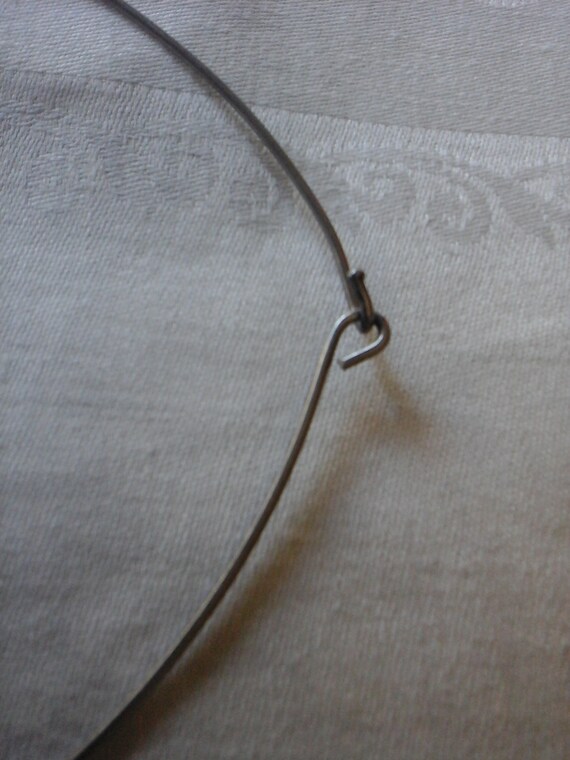 1970s hand made choker pendant necklace Québec - image 5