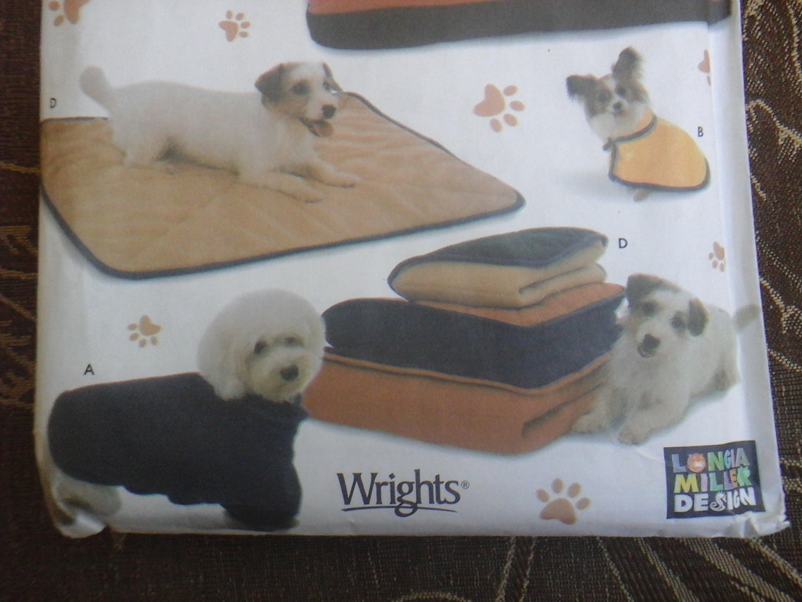 Simplicity Sewing Pattern 5219 Dog Coat Bed Blanket UNCUT Etsy Canada