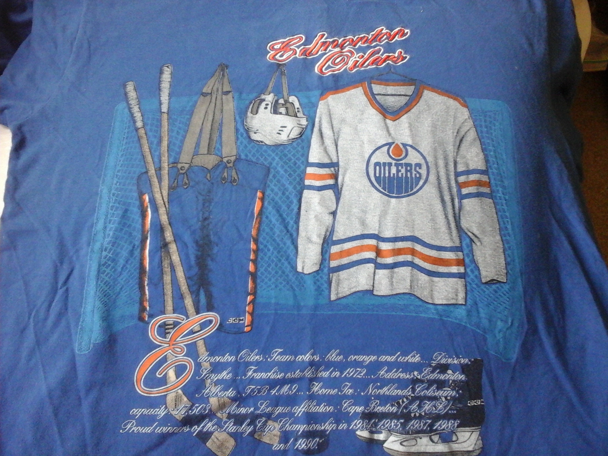 Edmonton Oilers Vintage NHL T-Shirt – SocialCreatures LTD