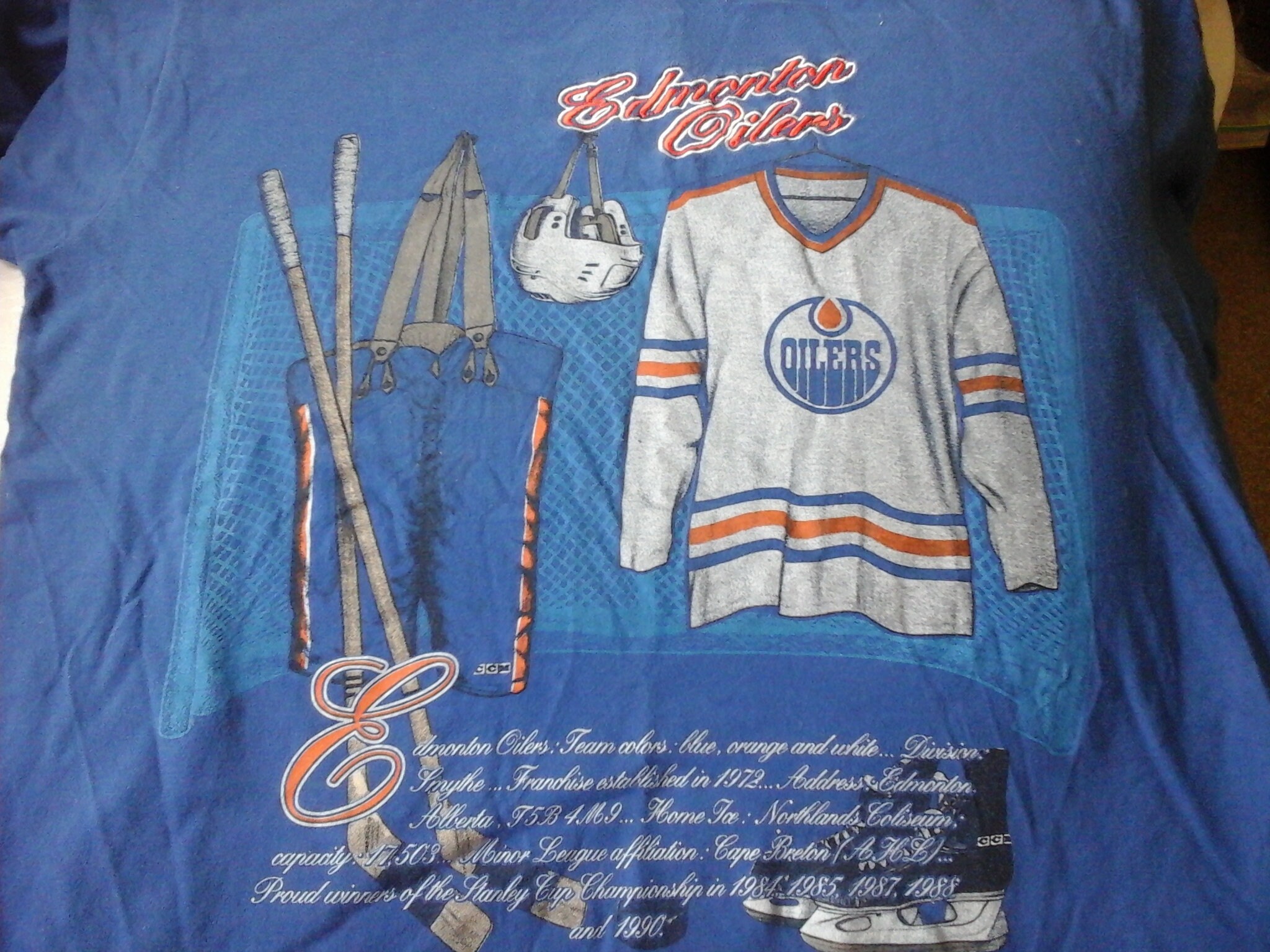 Chris Pronger Signed Oilers Jersey (JSA COA)