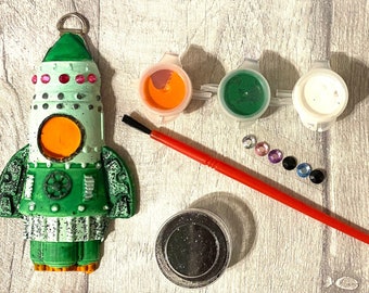 Space Theme Party Bag-Space Rocket Craft Kit-Paint Set-Unique Party Favour/Fillers-Craft Party Idea-Children’s Activity Set-Boys Party Bag