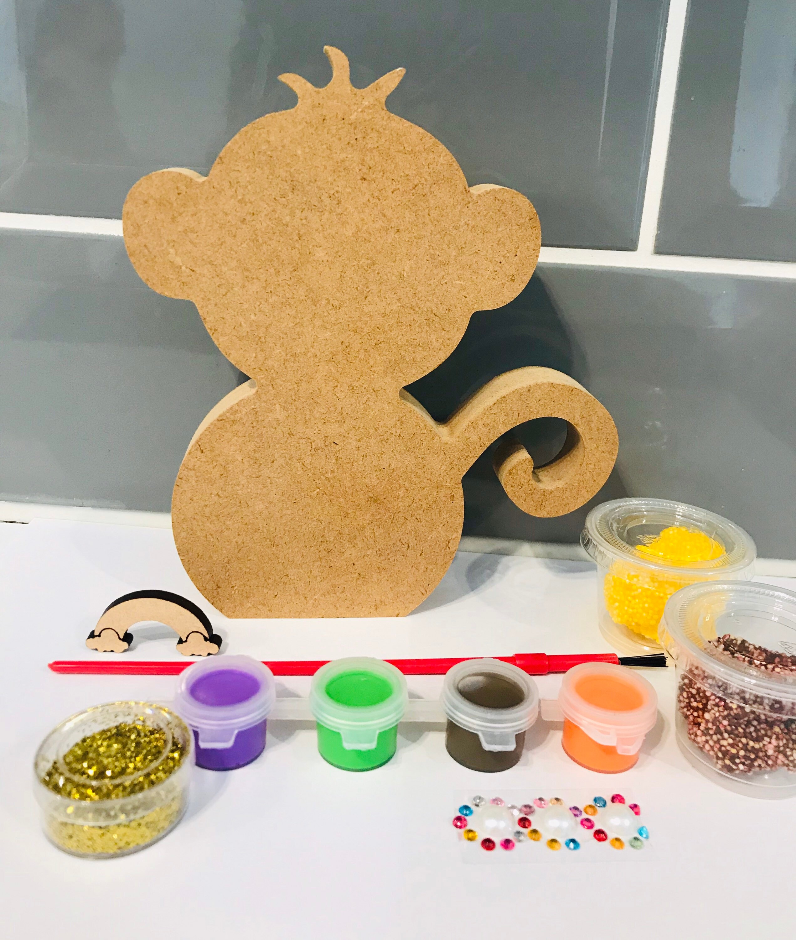 Sloth Craft Kit-animal Activity Pack-adult/child | Etsy