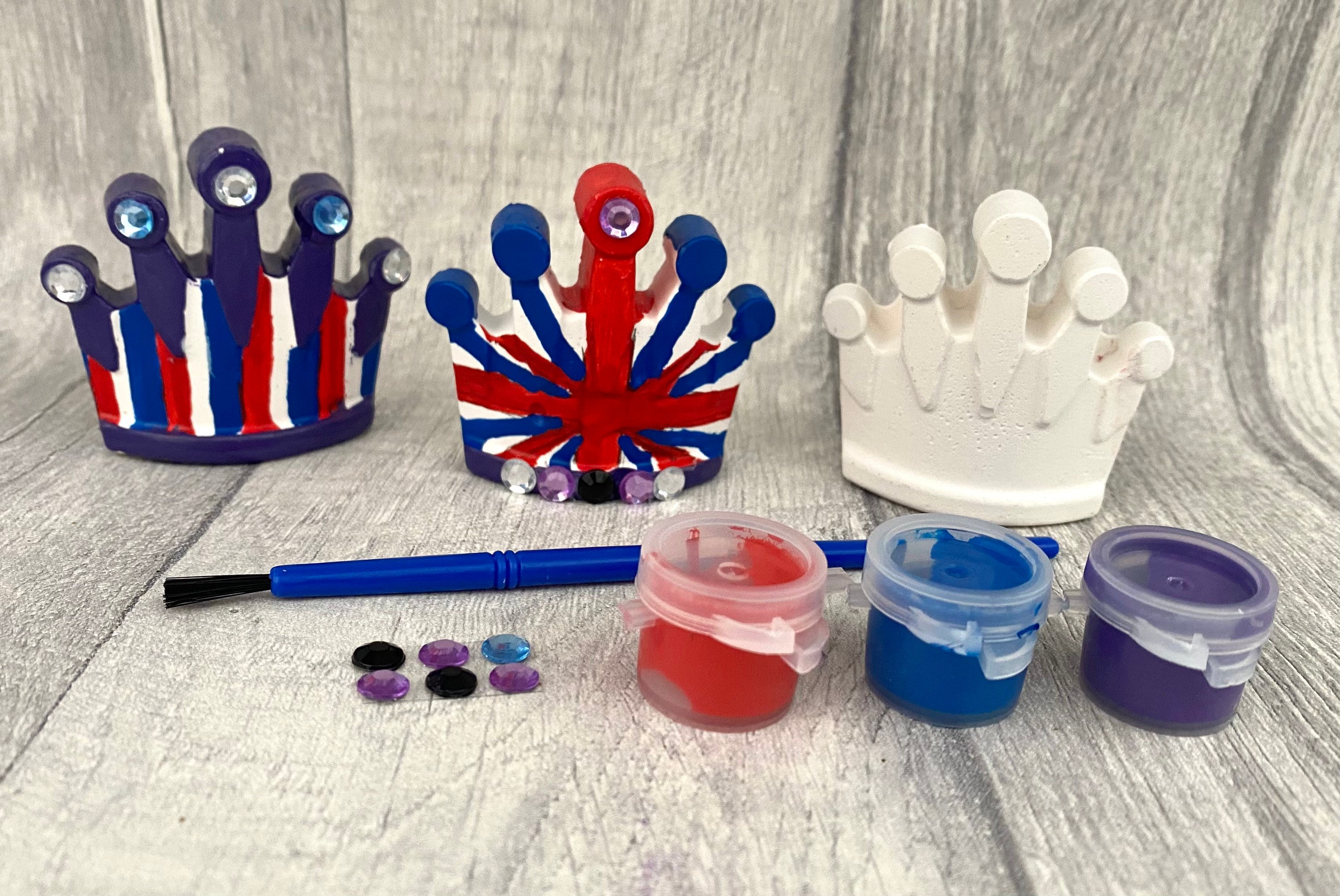 Kids Painting Activities, Make a Crown Craft Kit for Kids, Fabric Crown  Gifts for Kids Christmas, Arts and Crafts Kits for Kids 
