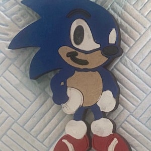Hedgehog Magnet Craft Kit in Organza Gift Bag-Sonic Party Gift-Paint Set-Unique Party Bag Favour/Fillers-Craft Party Idea-Kids Activity