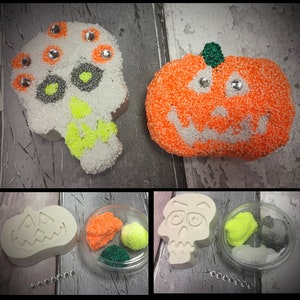 Halloween Craft Kits Foam Clay, Pumpkin, Ghost, Halloween Party Bags, Halloween Treats, Halloween Gift, Childrens Halloween