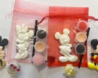 Mouse Mouse Magnet Craft Kit-Unique Party Bag-Paint Set-Party Favour-Childrens Party Craft