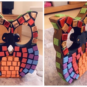Mosaic Craft Kit-Children’s Activity Pack-Craft for Kids,Craft Party-Painting Set-Birthday Gift-Party Bag-Craft Kit-Animals,Owl & More!