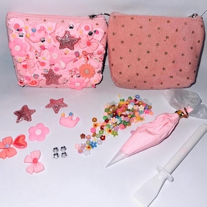 Decoden Cream Glue Kit-Craft Gift-Item,Cream Glue,Charms,Embellishments-Kit for Beginners-Decoden Projects-Kawaii-Charms-DIY Craft Kits