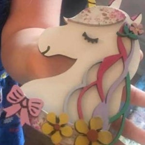 Paquete de actividades para niños unicornio, Kit de artesanía de unicornio-Kit de artesanía para niños, Cumpleaños, regalo de Eid, caja de Nochebuena / relleno de bolsa de fiesta de unicornio