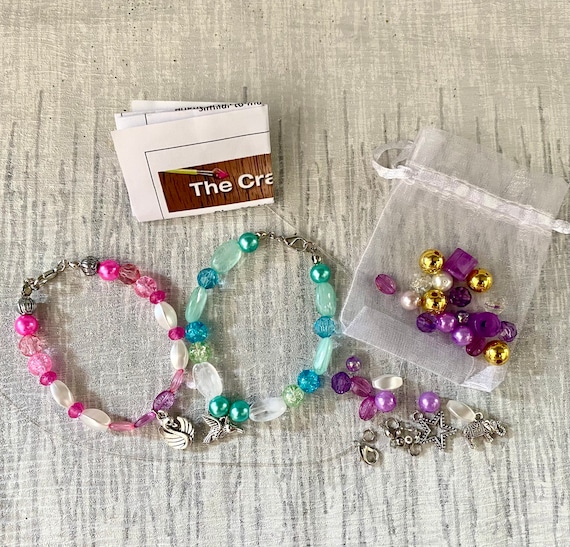 Bracelet Making Kit-jewellery Making-craft Kit for Adult & Children-craft  Party-pamper Party Bag Favours-hen Party Activity-jewellery Box 